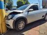 Condutora colide carro contra poste no centro de São José do Cedro
