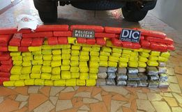 Polícia apreende carga de maconha e prende transportador em flagrante