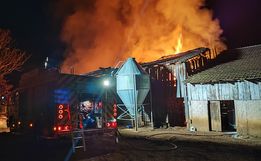 Incêndio destrói galpão de madeira no interior de Dionísio Cerqueira