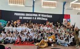 Mais de 100 alunos participam da formatura PROERD em Iporã do Oeste