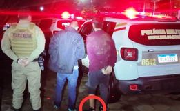 Três homens são presos por tentativa de furto em São Lourenço do Oeste