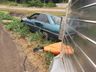 Motorista sai da pista para evitar acidente na BR-163