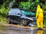 Saída de pista deixa feridos na BR-282 entre SMO e Maravilha