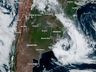 Ciclone extratropical do Uruguai deve atingir SC com chuva, raios e granizo