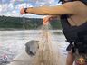 PMA apreende 320 metros de redes e devolve peixes ao Rio Uruguai