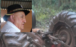 Identificado o agricultor que morreu esmagado por trator no Oeste de Santa Catarina