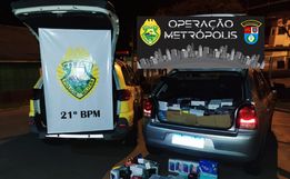 Operação Metrópolis: PM prende funcionário da Receita Federal com mercadorias avaliadas em R$ 100 mi