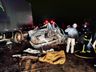 Colisão entre carro e caminhões deixa um morto e dois feridos na PR-493