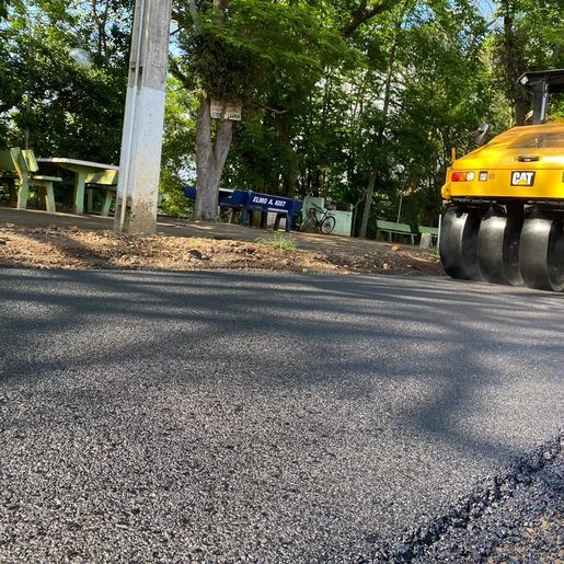 Asfalto na Avenida Uruguai vira realidade