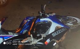 Motociclista fica ferido em acidente em Dionísio Cerqueira