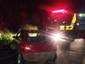 Saída de pista deixa duas pessoas feridas na SC-160