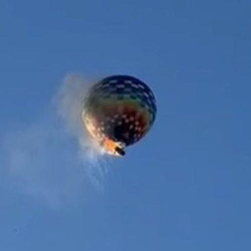  Turista relata “cena de horrores” e pessoas pulando de balão que pegou fogo em SC