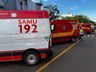 Atropelamento deixa idoso ferido no centro de SMOeste