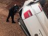 Após assaltar Cooperativa, homem capota carro e é preso em Chapecó
