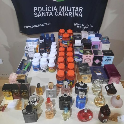 PM de maravilha recupera produtos furtados horas após o cometimento dos crimes 