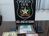Polícia Civil apreende cocaína e prende casal suspeito de tráfico