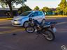 Colisão entre carro e moto deixa homem ferido na SC-163, em Itapiranga 