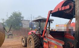 Agricultor sofre graves ferimentos em acidente com máquina agrícola
