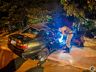 Colisão lateral deixa dois feridos no bairro Agostini; assista ao vídeo
