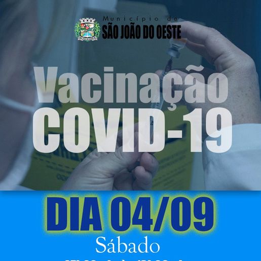 Municípios avançam na vacinação contra Covid com primeira e segunda dose neste sábado