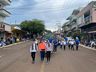 Linha do tempo sobre agricultura e indústria foi trabalhado no desfile cívico