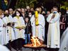 Vigília Pascal leva fiéis para Igreja Matriz em São Miguel do Oeste; fotos