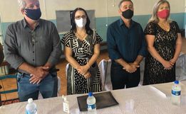 Primeira prefeita da história de Paraíso toma posse em ato solene no clube Cruzeiro