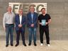 Prefeito e comitiva de SMO se reúnem com presidência da Fiesc 