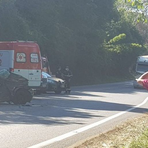 Homem perde a vida em grave acidente na BR-282