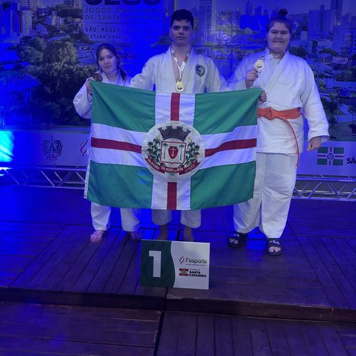 Judocas de São Miguel do Oeste conquistam três medalhas no Jesc 