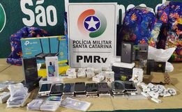 Polícia apreende 170 mil reais em mercadorias do Paraguai 