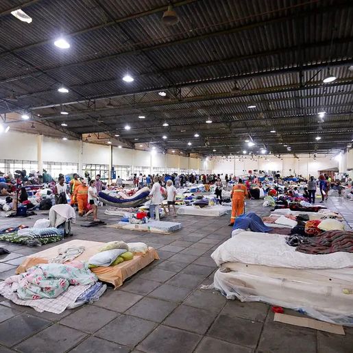 Passa de 700 o número de abrigos temporários no RS