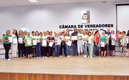 Câmara presta homenagem aos 25 anos da Pastoral da Criança em SMO 