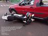 Colisão entre carro e moto deixa homem ferido em Campo Erê 