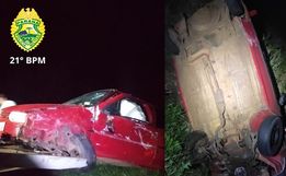 Homem se joga de veículo em movimento ao fugir da polícia