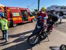 VÍDEO: Colisão entre carro e moto na Willy Barth deixa homem ferido