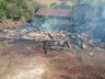 Casa é completamente destruída em incêndio no interior de São José do Cedro