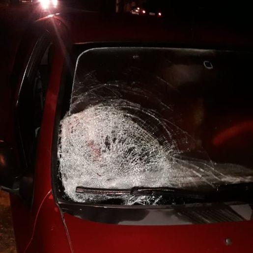 Pedestre sofre ferimentos em atropelamento 
