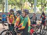 Evento reúne 160 ciclistas e marca o início do Circuito Caminhos da Fronteira