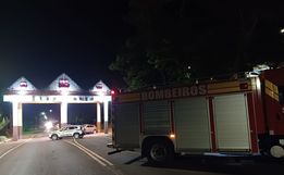  Colisão no pórtico de Itapiranga mobiliza forças de segurança