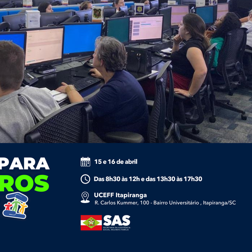 Assistência Social abre inscrições para capacitação de conselheiros no Extremo Oeste