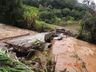 Estradas, pontes e acessos são danificados em função das fortes chuvas em Iporã do Oeste