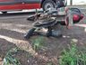 Duas pessoas ficam feridas em queda de motocicleta no interior