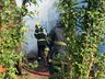 Incêndio destrói depósito de residência em São Miguel do Oeste 
