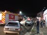 Colisão entre carro e moto no centro de Cunha Porã deixa duas pessoas feridas