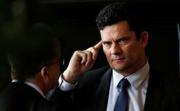 Ex-ministro Sérgio Moro presta depoimento à Polícia Federal neste sábado 