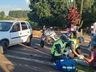 Motociclista fica ferido em colisão com carro em Campo Erê 