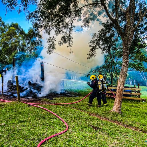 Homem morre em incêndio no interior de São Miguel do Oeste
