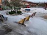 Forte chuva de granizo atinge Urupema e gelo muda paisagem na Serra; veja fotos