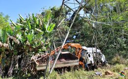 Saída de pista deixa 6 pessoas feridas no interior de SMO